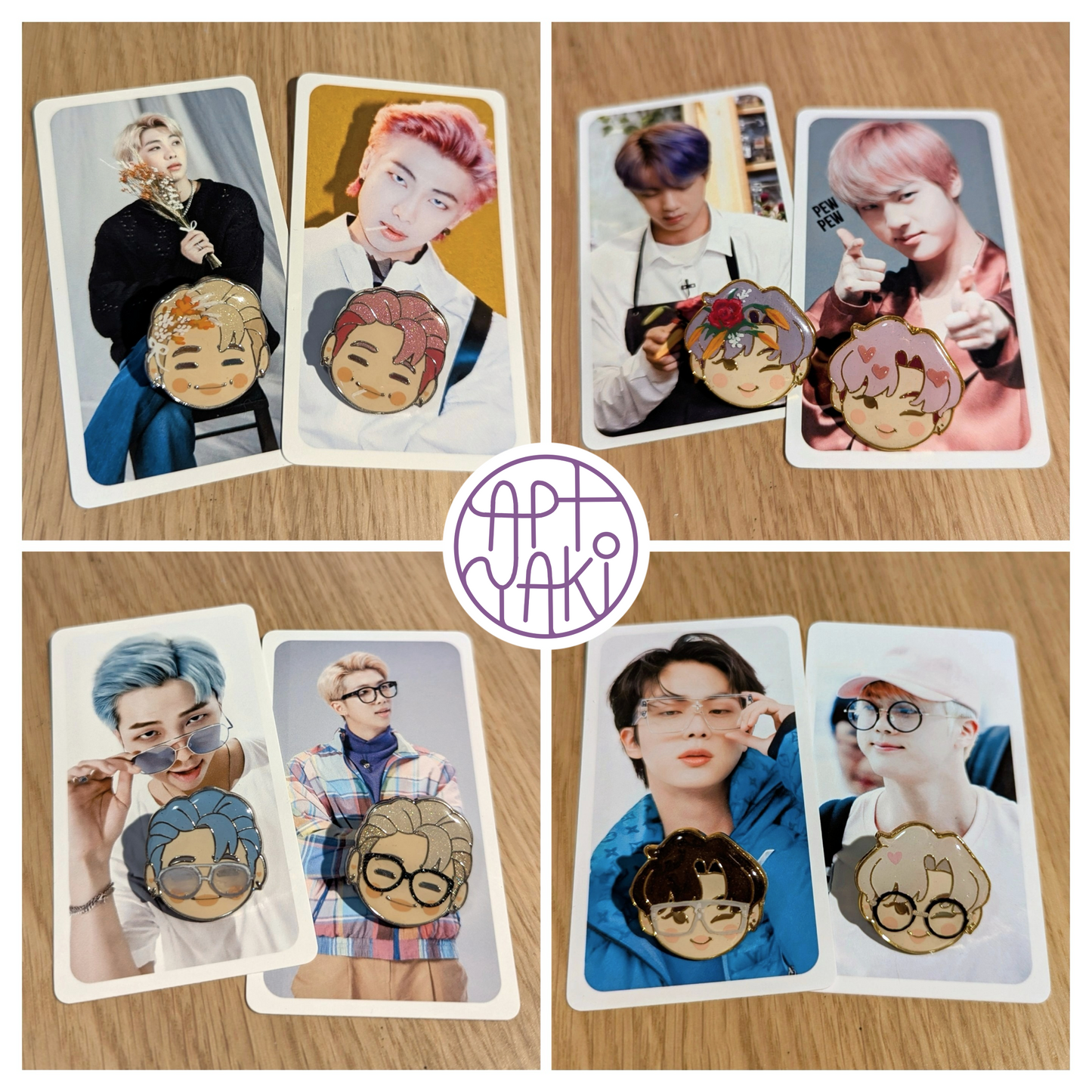 Hand-painted OT7 Blind Box Pins