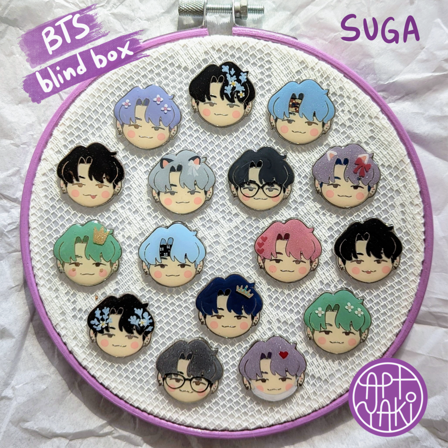 Hand-painted OT7 Blind Box Pins