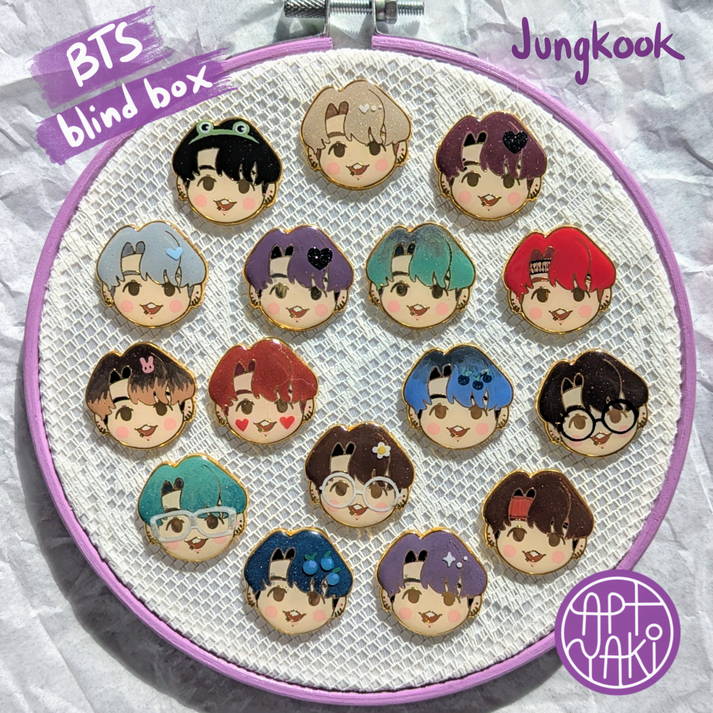 Hand-painted OT7 Blind Box Pins