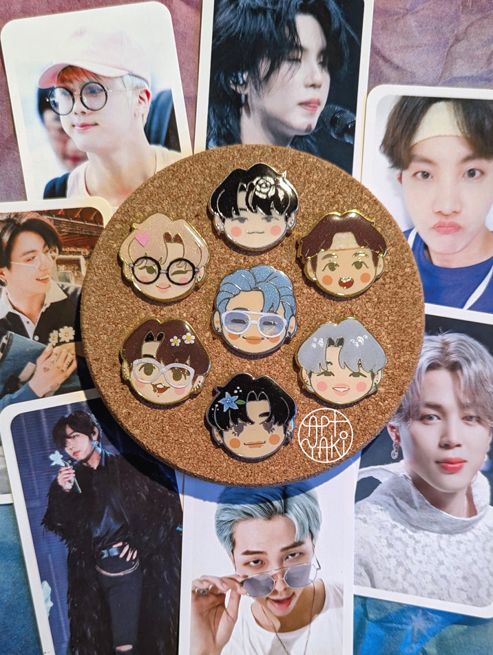 Hand-painted OT7 Blind Box Pins – aptyaki