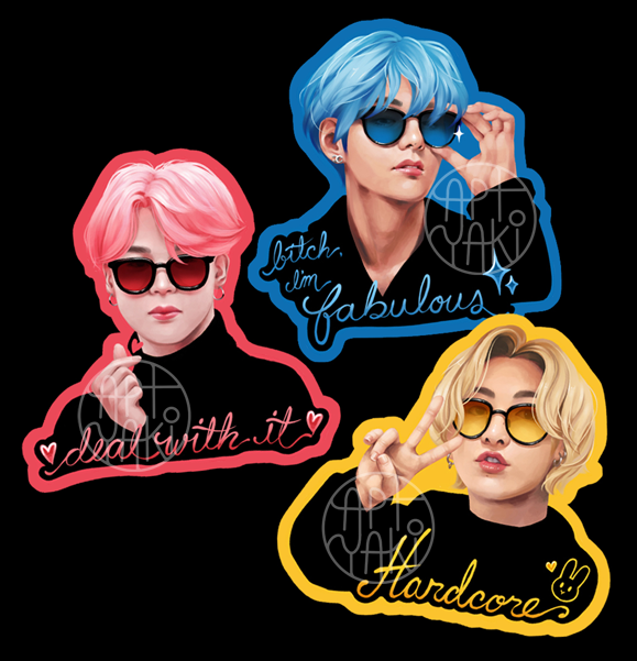 Sassy Maknae Line Stickers