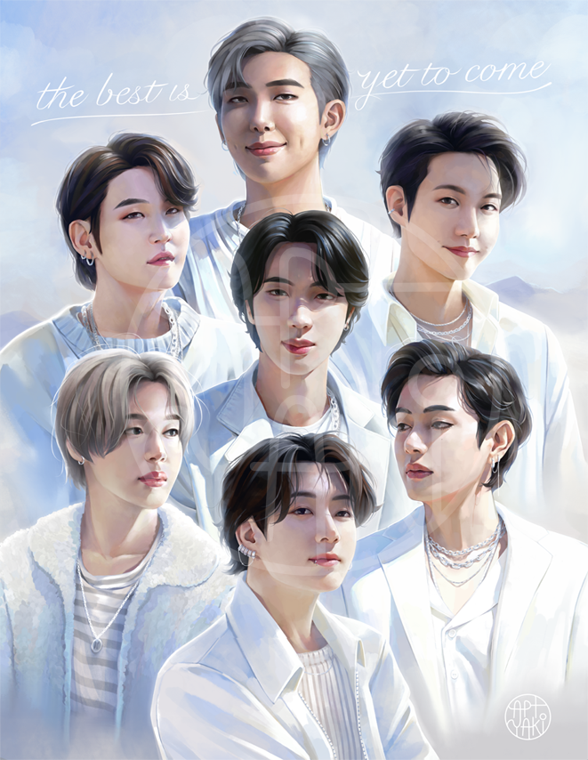 Yet To Come OT7 art print