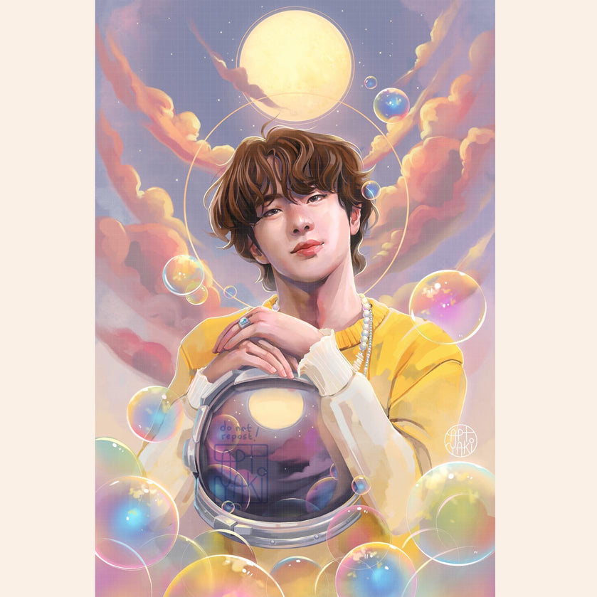 Astronaut Jin art print