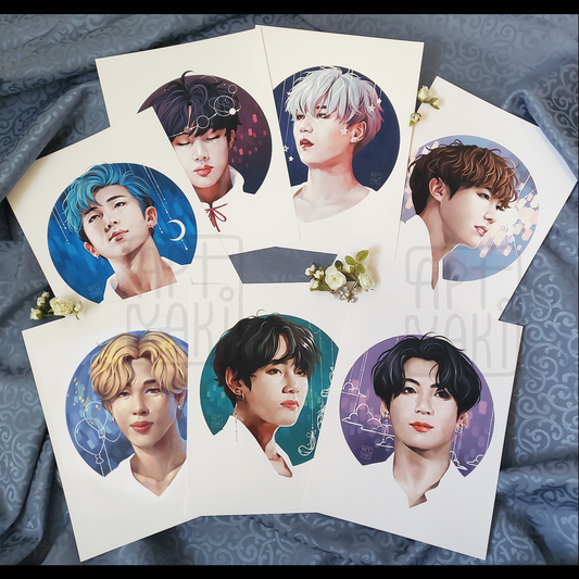 Circle OT7 Art Prints