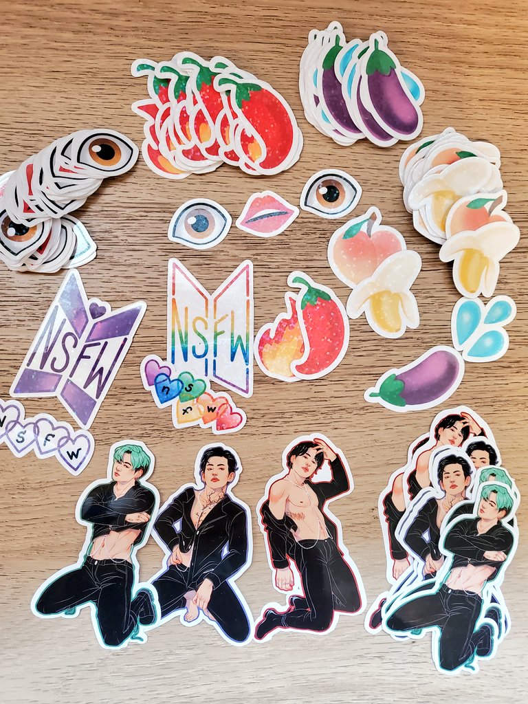 Sparkly Suggestive Emoji Stickers
