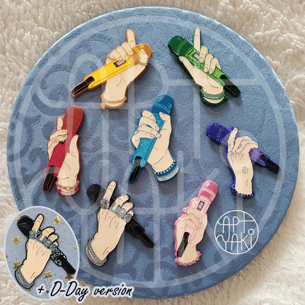 Idol Hands Series Pins