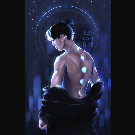 Moonglow Jimin art print