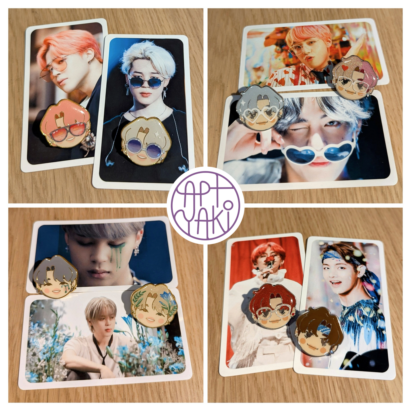 Hand-painted OT7 Blind Box Pins