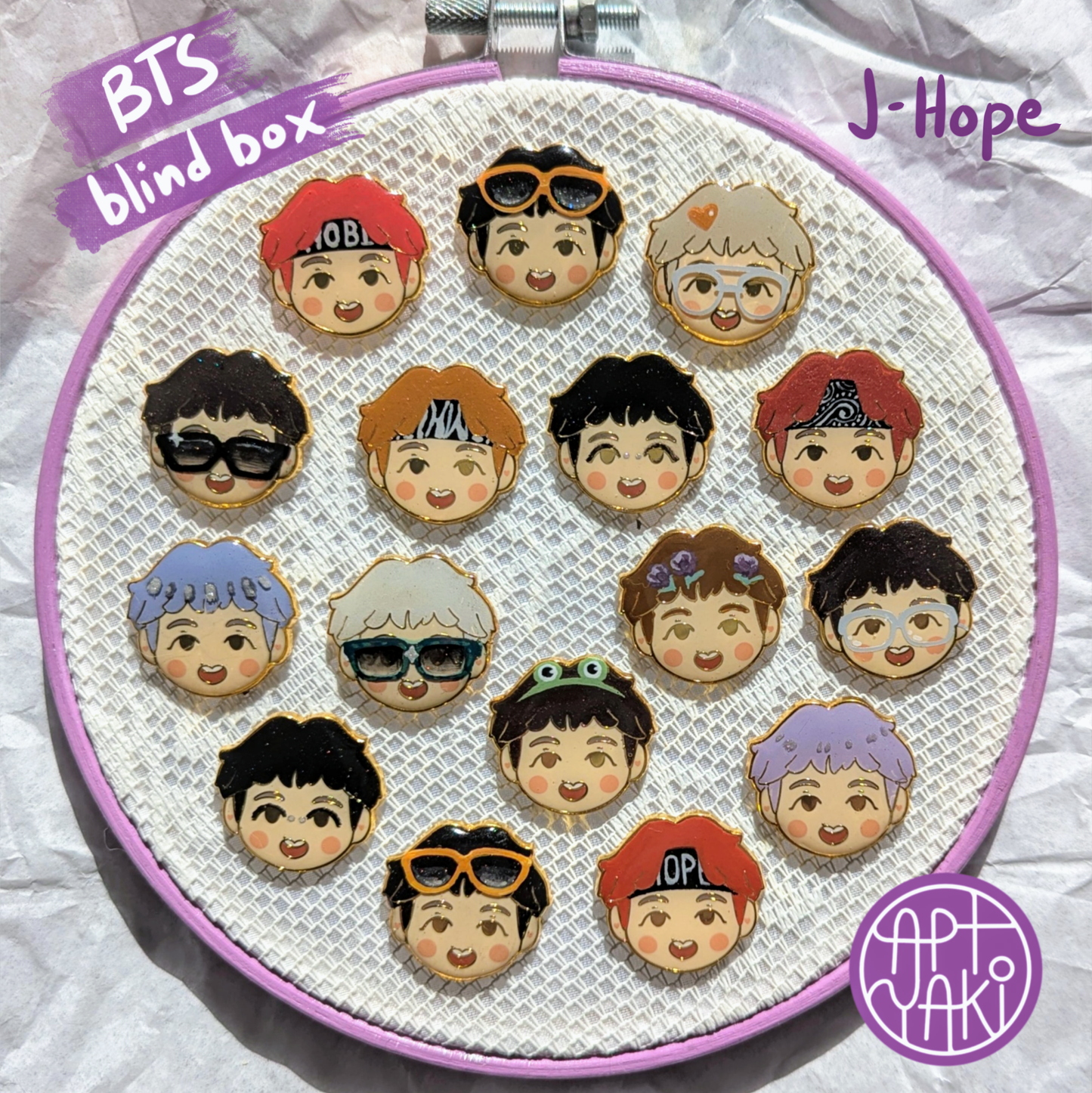 Hand-painted OT7 Blind Box Pins
