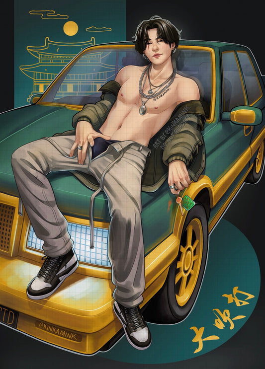 Boss Yoongi Art Print