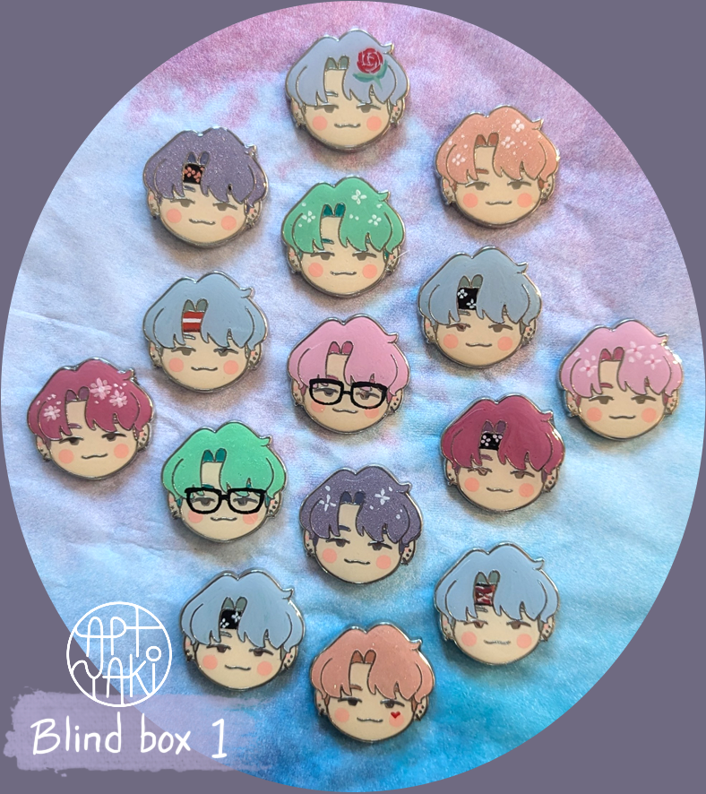 Yoongi Blind Box Pins