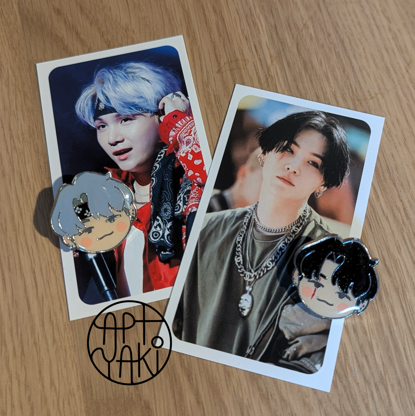 Yoongi Blind Box Pins