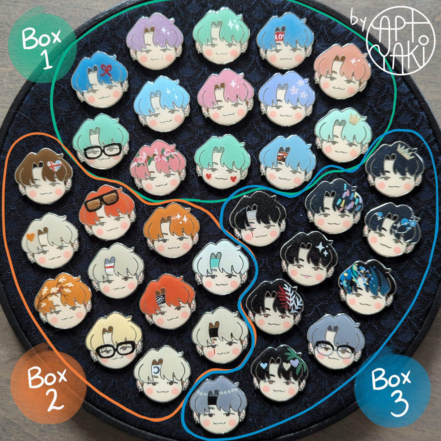 Yoongi Blind Box Pins - Batch 2