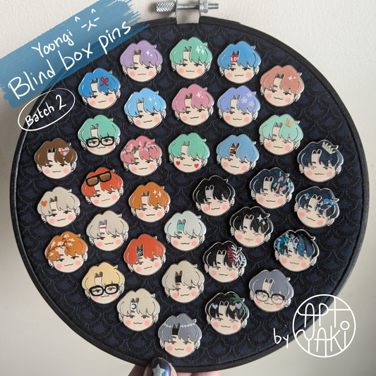 Yoongi Blind Box Pins - Batch 2