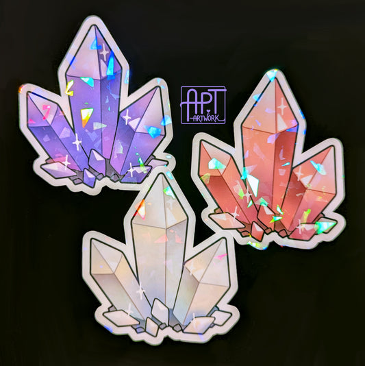 Holo Crystal Stickers