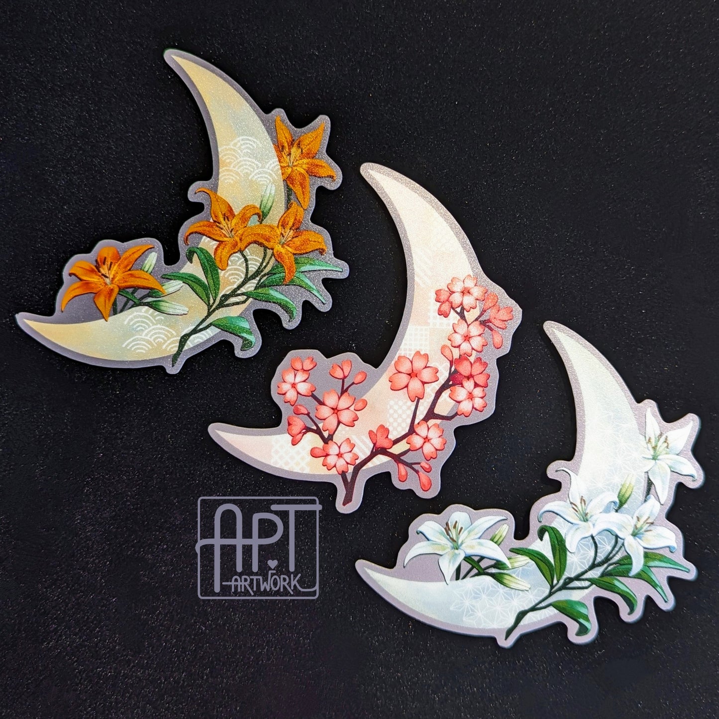 Flower Moon Stickers