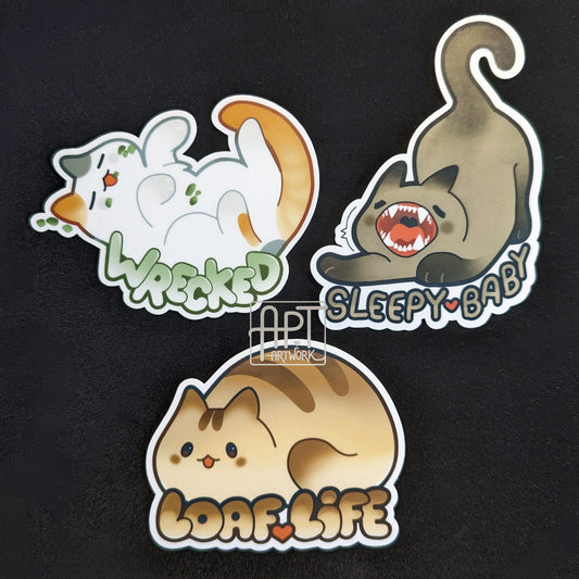 Cat Things Stickers