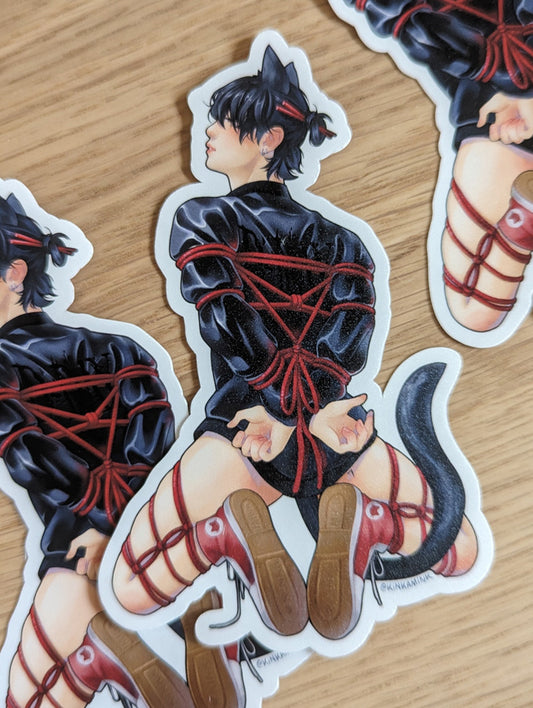 Red Rope Yoongi Sticker