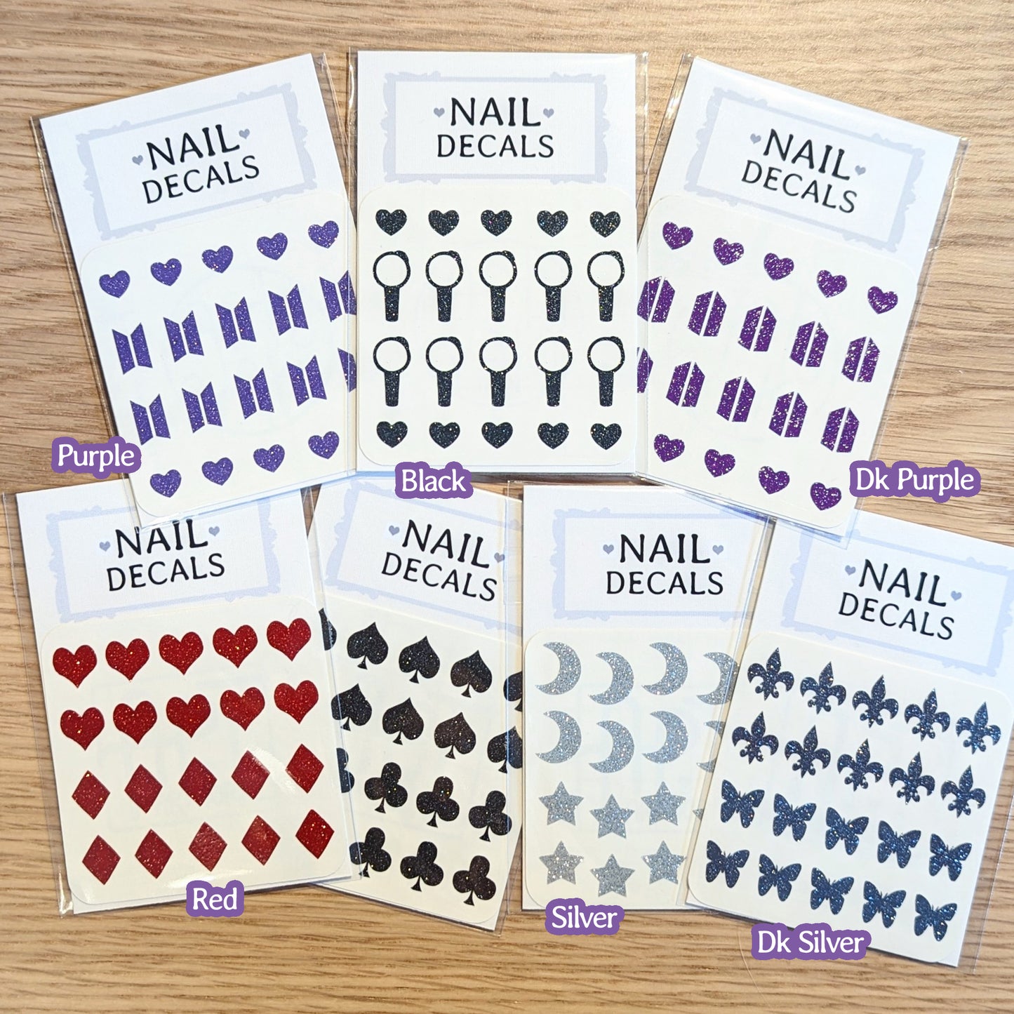 BTS Nail Decals