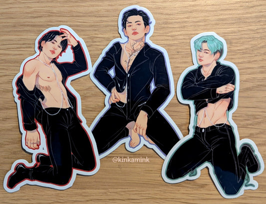 Maknae Line Pinup Stickers