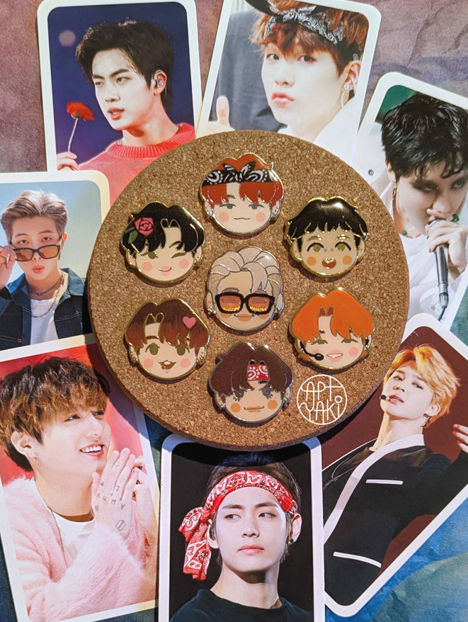 Hand-painted OT7 Blind Box Pins