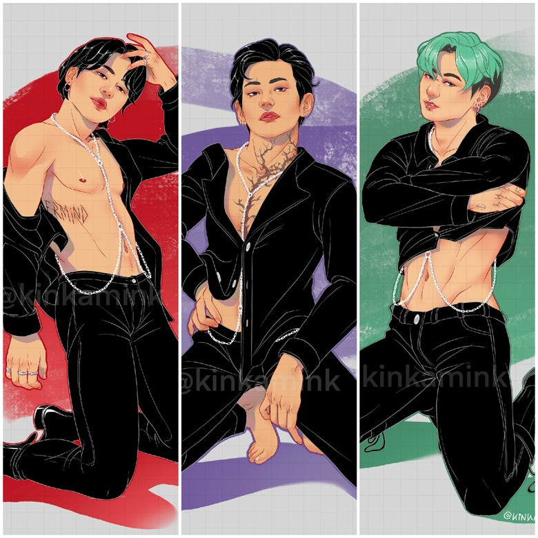 Maknae Line Pinup Prints