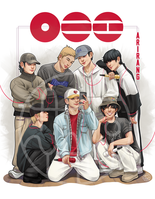 Arirang OT7 art print (foil variant available)