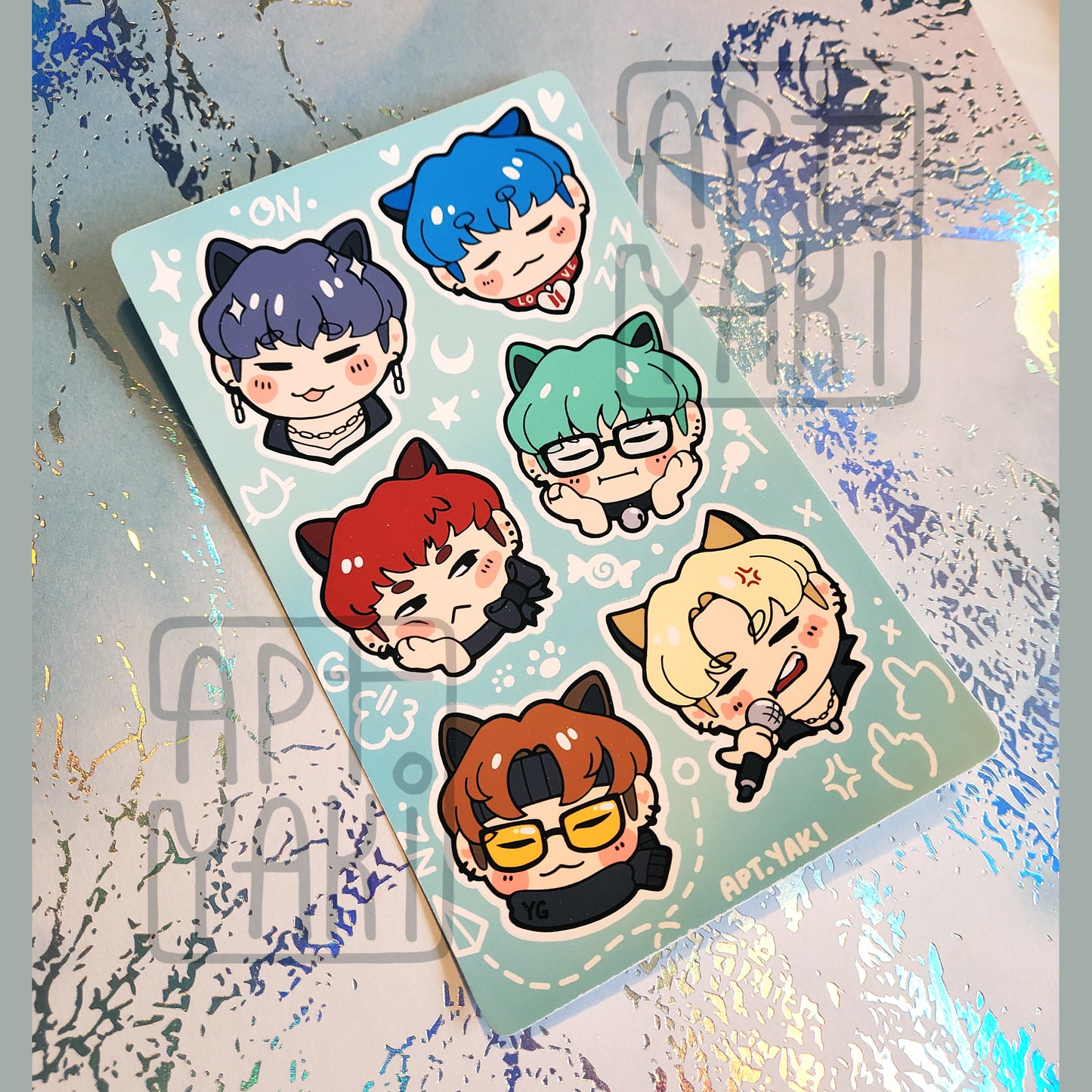 Rainbow Suga Sticker Sheet