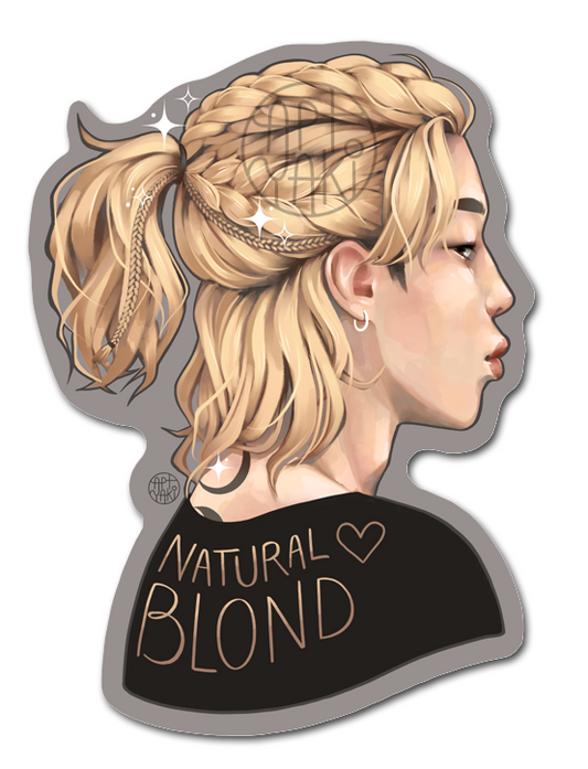 Natural Blond Jimin Sticker