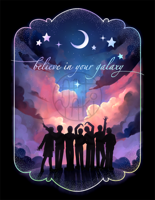 Foil Galaxy OT7 art print