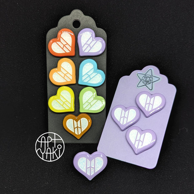 BTS x ARMY Heart Filler Pins