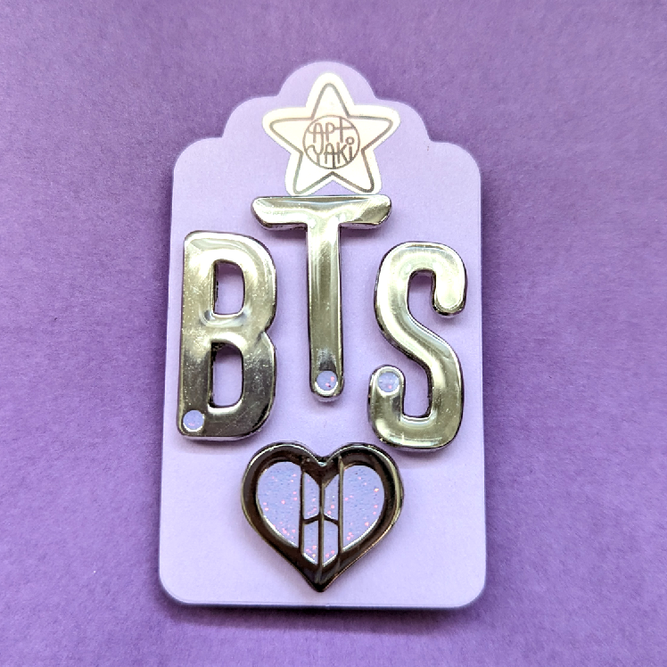 BTS Letter Pin Sets