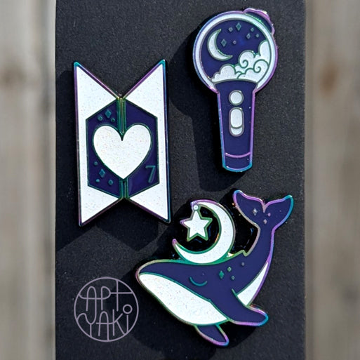 Rainbow BTS Pin Set