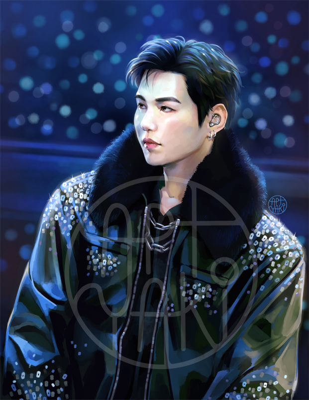 Yoongi Tour art print