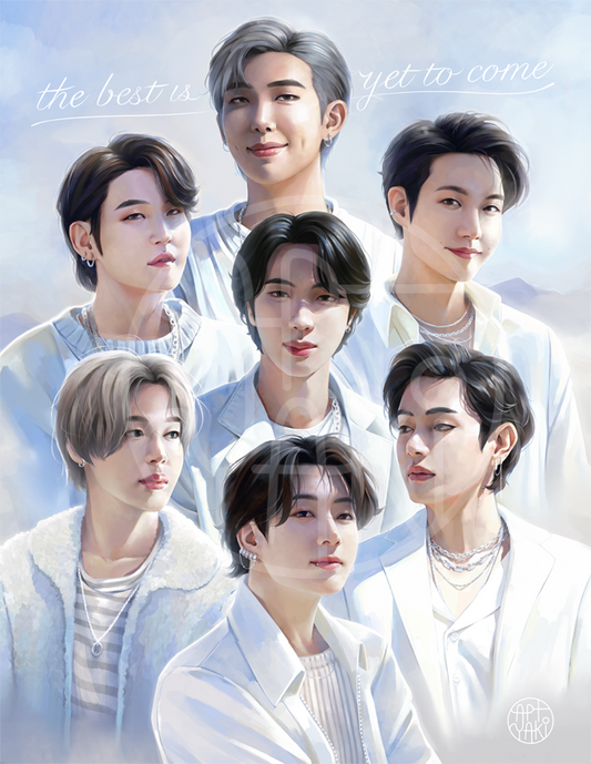 Yet To Come OT7 art print