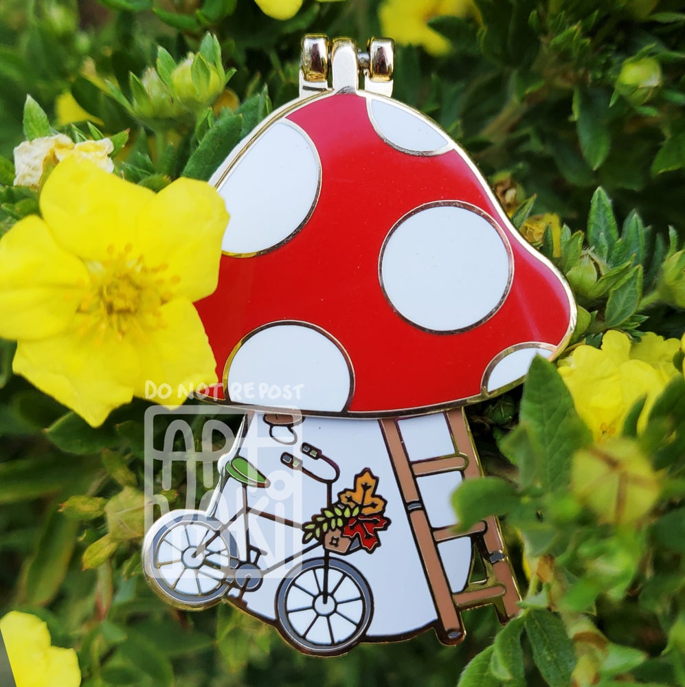 Mushroom Joon Enamel Pin