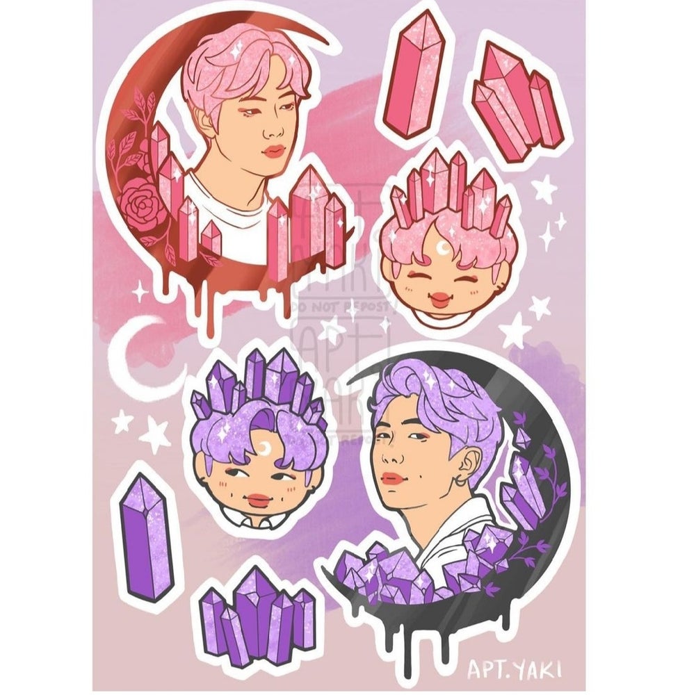 Gemstone Sticker Sheets