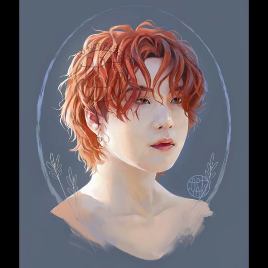 Ginger Yoongi art print