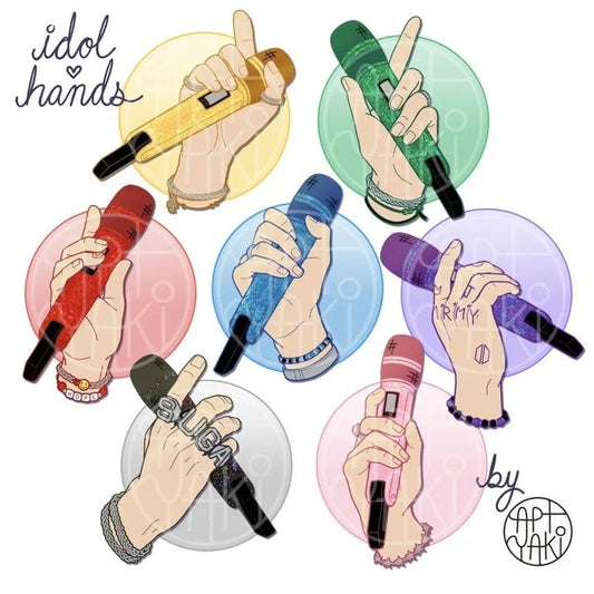 Idol Hands Sticker Sets