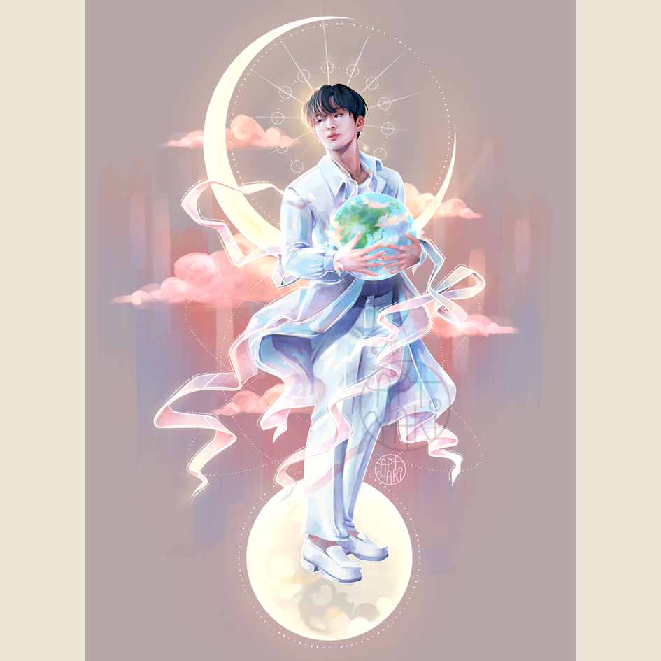 Moon Jin art print