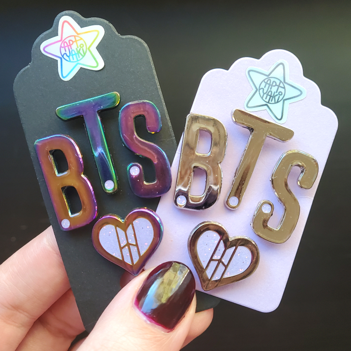 BTS Letter Pin Sets