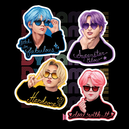 Sassy Vocal Line Stickers